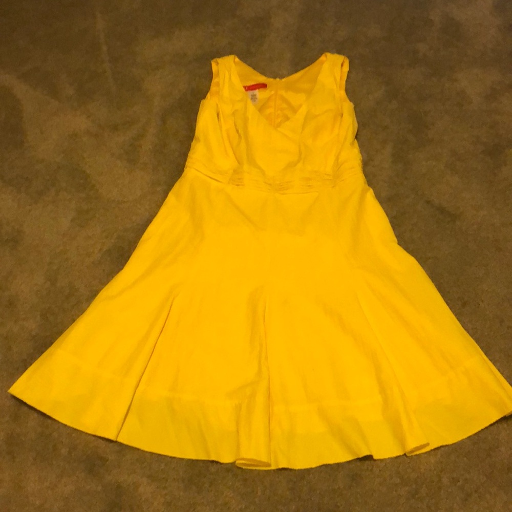 Bright Yellow Sun Dress Anne Klein